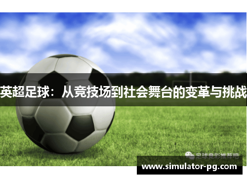 英超足球：从竞技场到社会舞台的变革与挑战